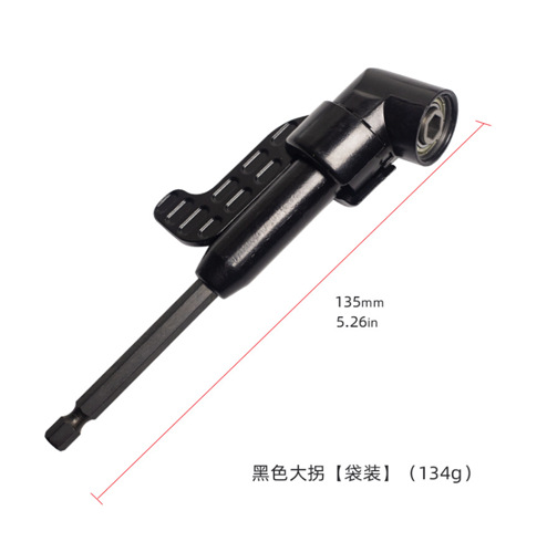 Esquina de cabezal de lote de 105 grados, tornillo de giro en ángulo recto, chal, venta directa de fábrica, mango hexagonal, taladro eléctrico, lote de giro