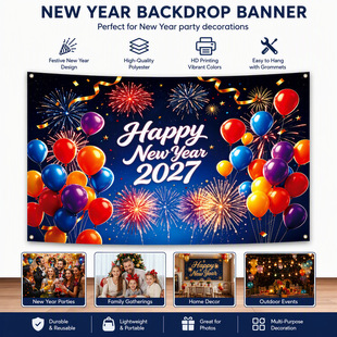 2027����M������Happy New Year���������R�d��ͥ�ە������Ɍ���