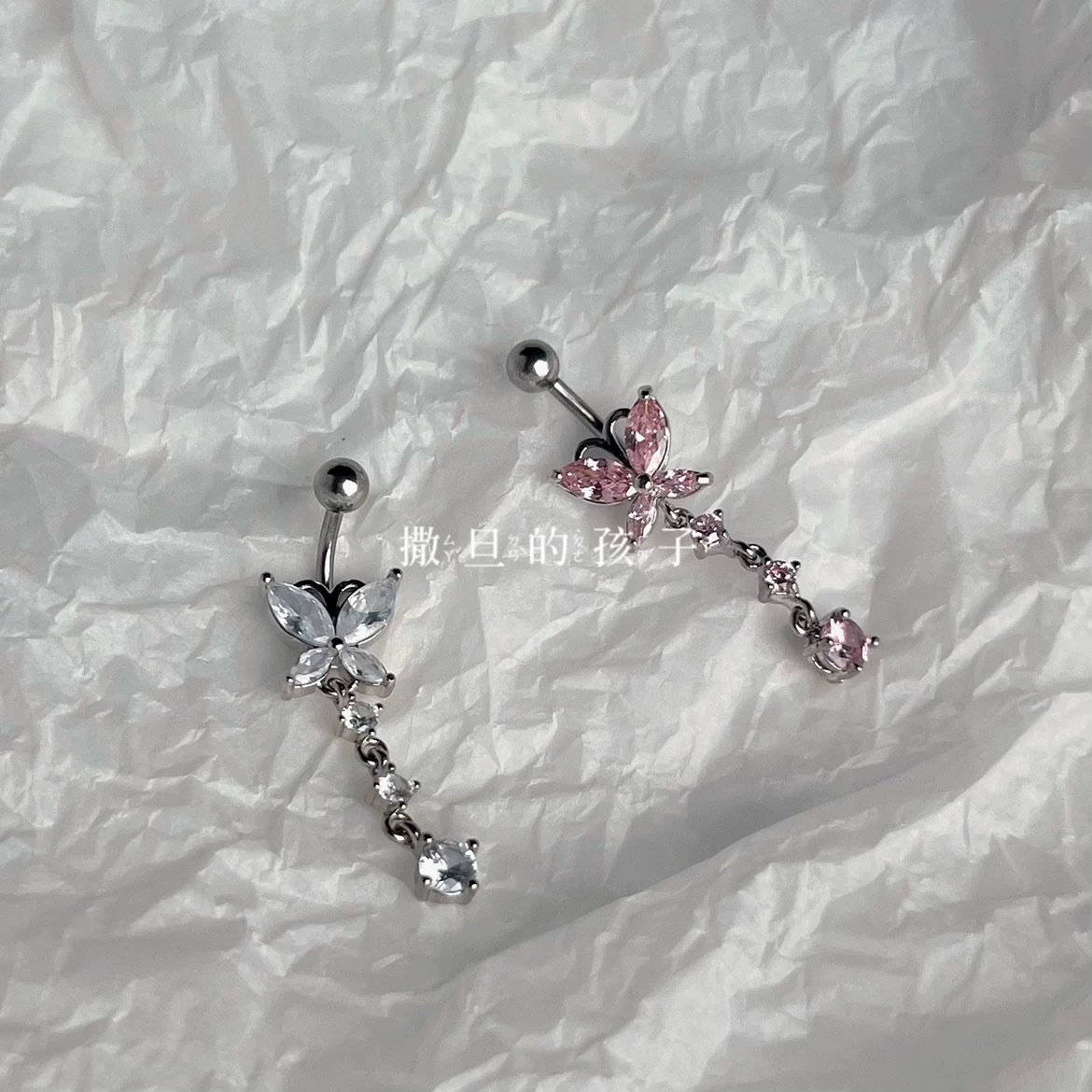 Pointed titanium steel lip stud product view