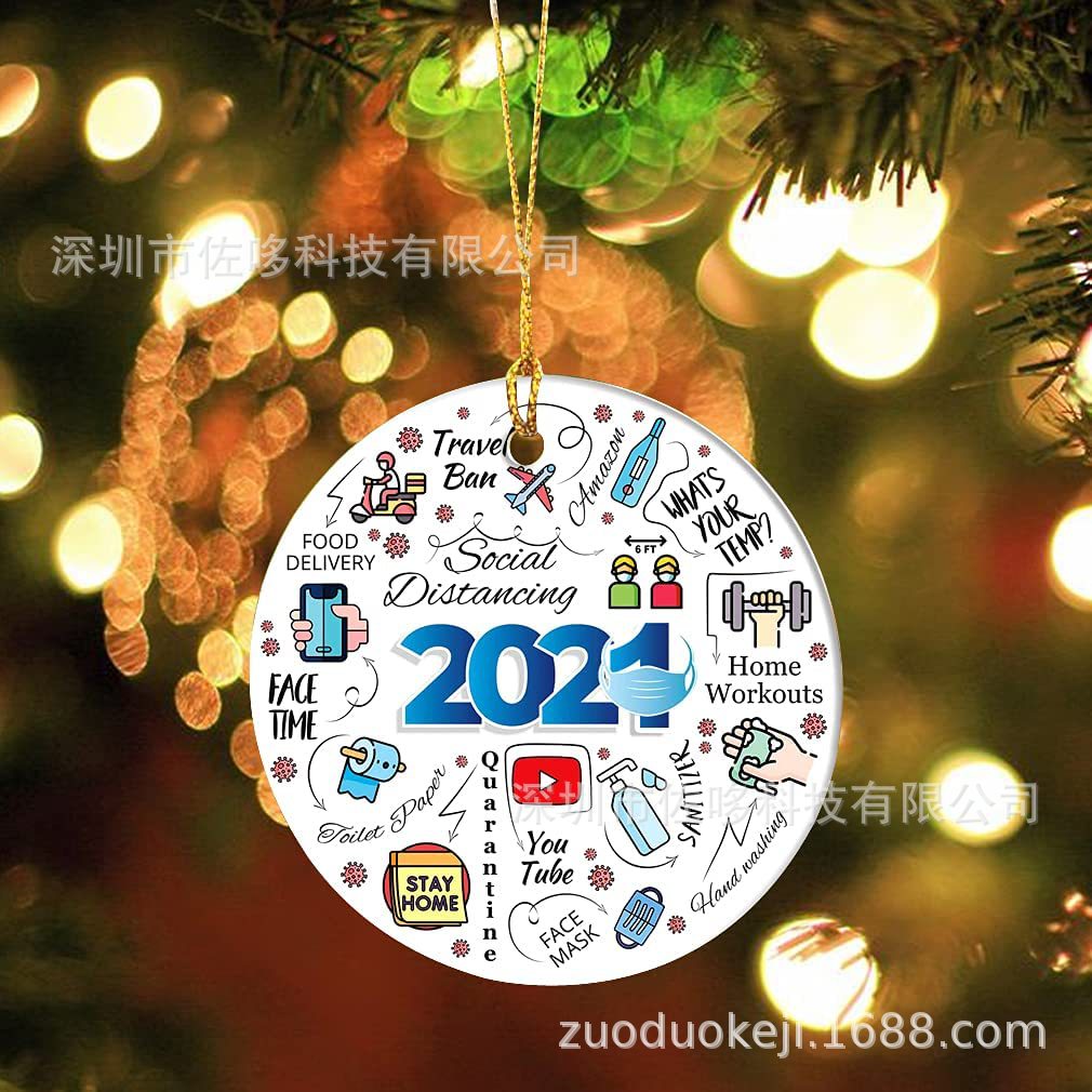 个性化新家圣诞挂饰，圣诞快乐警官挂饰 2021最创新圣诞吊坠装饰.