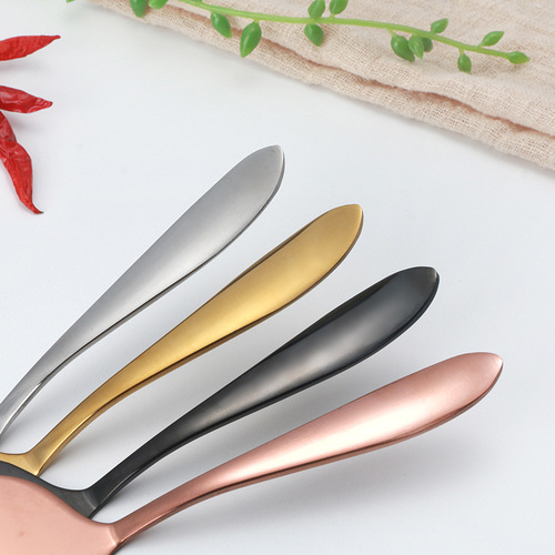 Daoqi stainless steel cake knife and fork set dessert fruit fork multifunctional cheese pizza cake spatula wholesale