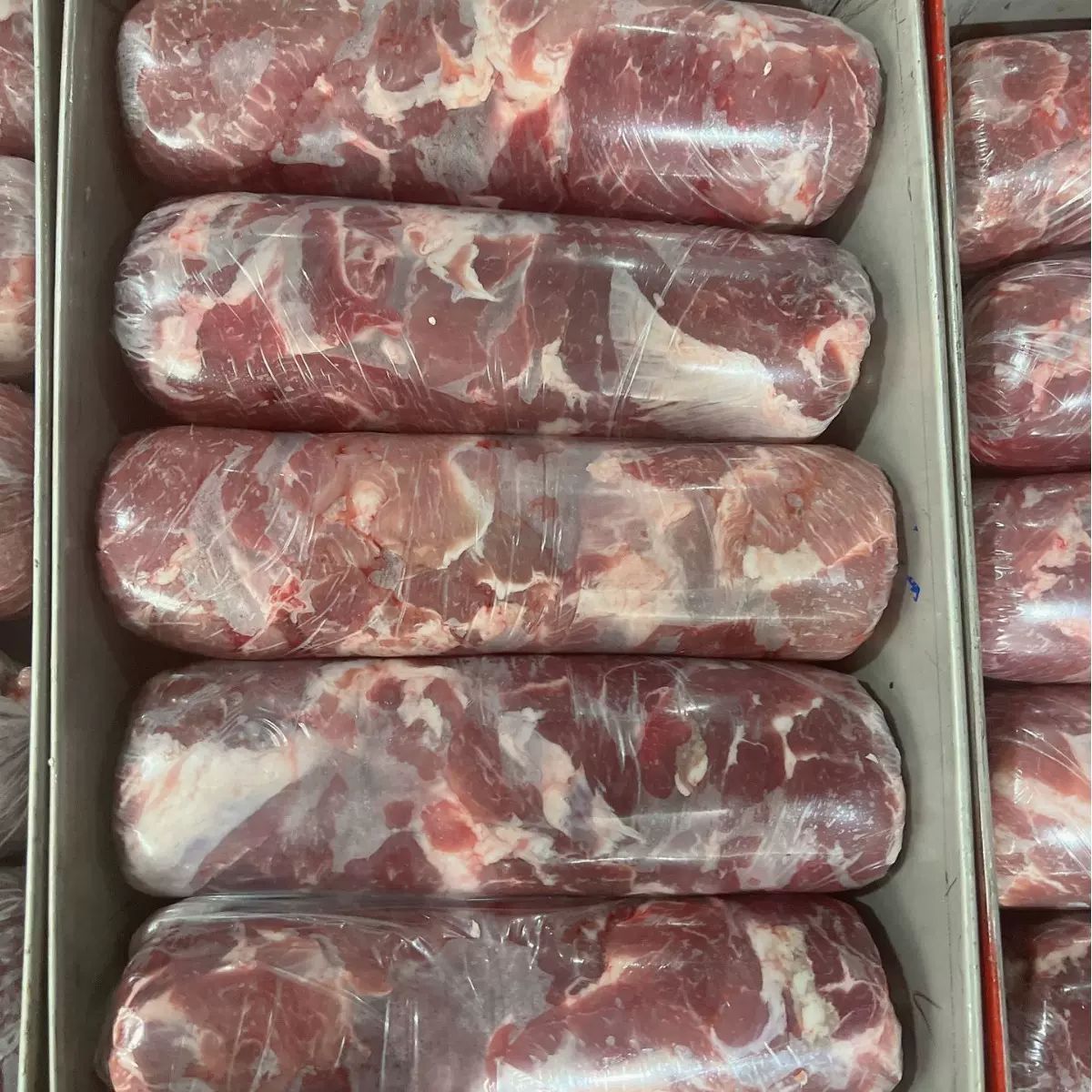 母猪一号肉卷梅花肉卷猪肉卷猪颈肉 火锅烧烤食材 叉烧肉猪肉卷