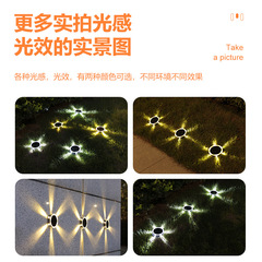 Solar-powered underground lights for outdoor courtyards, gardens, balconies, and terraces—decorative lawn lamps that are inserted into the ground, perfect for stair steps and pathways.