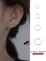 銀のピアス999純銀の耳のピアスは寝ます。