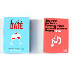英語カード Dizzy date めまいデート 友人パーティーゲームカード カップル会話 新しいスタイル