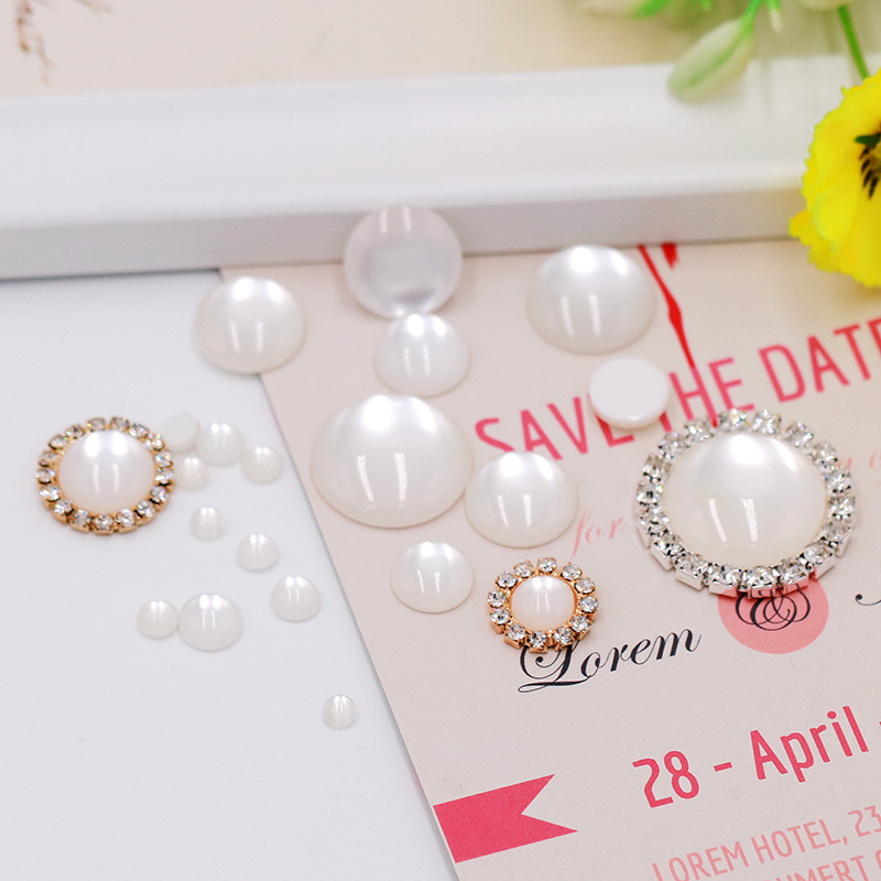 DIY手工饰品耳钉耳饰材料 猫眼石半透明树脂圆形贴片饰品配饰直销|ms