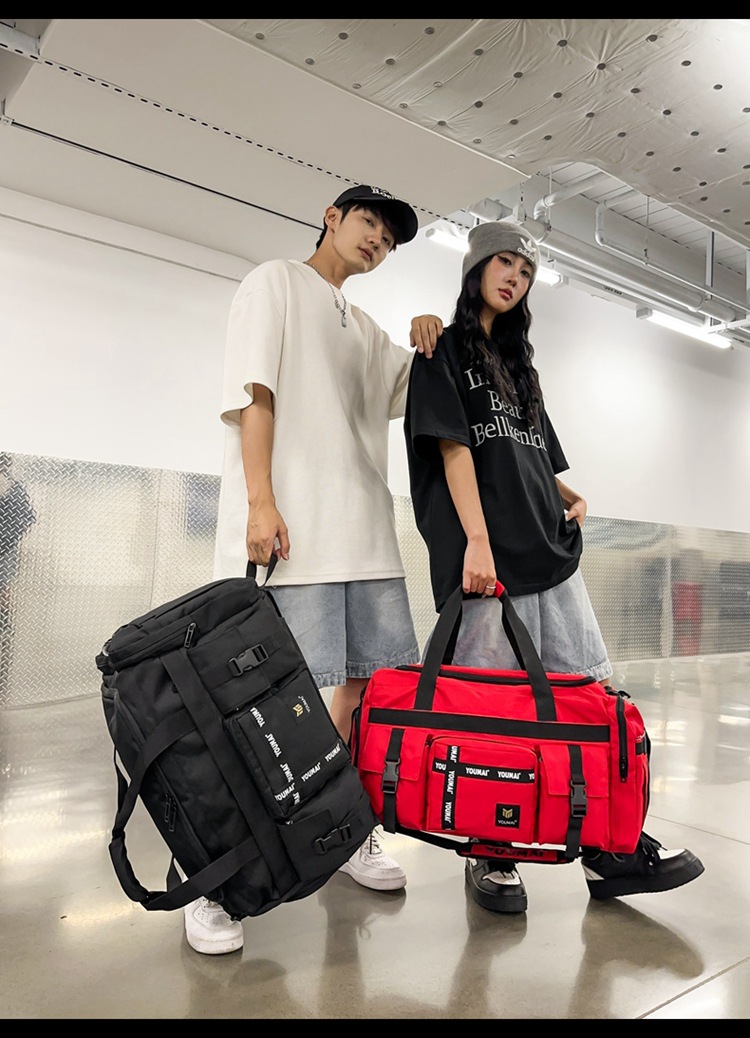 Sac à dos de sport pour femmes de grande capacité à courte distance, sac de voyage, sac à main pour hommes, sac de fitness à séparation sèche et humide_voghion.com