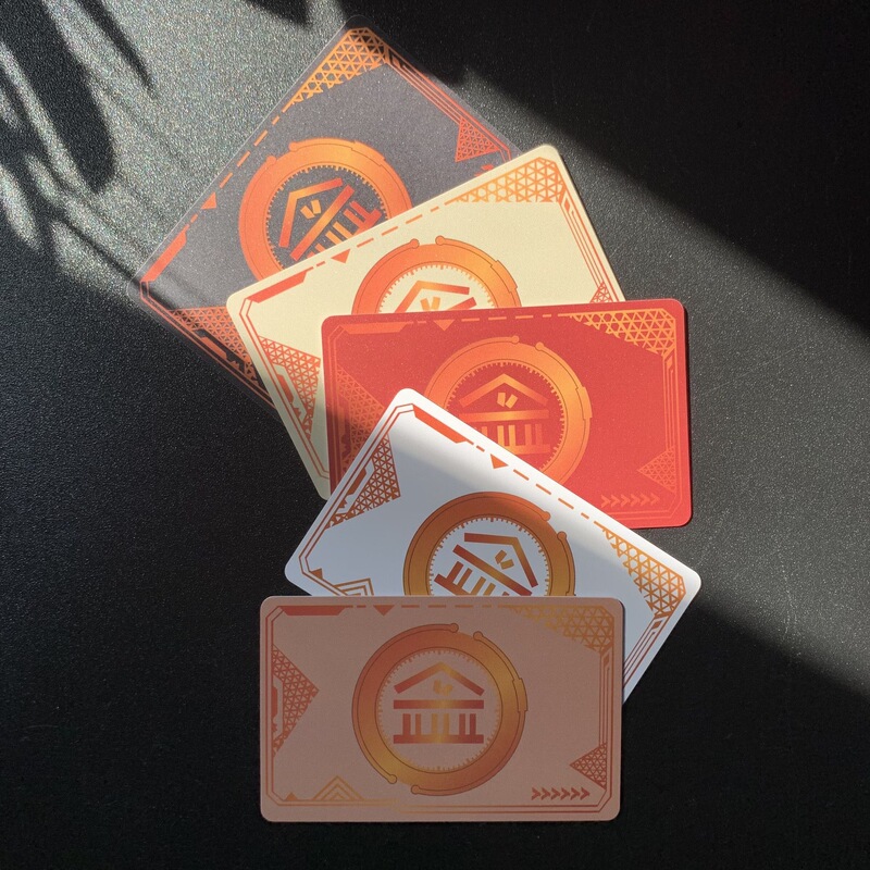和平精英周边金库钥匙卡nfc房卡至尊黑卡NFC黑卡红卡启动卡PVC|undefined