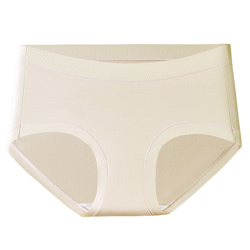 60S superfino Modal ropa interior de mujer alta elástica 10A antibacteriana polilactato entrepierna cintura cómoda cabeza de pantalón de mujer image 8