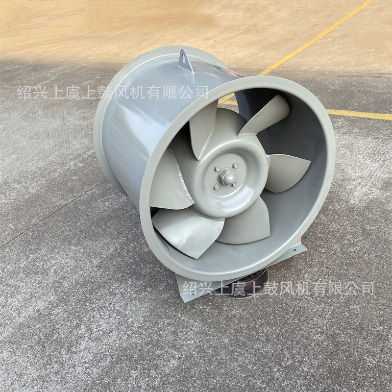 混流风机HL3-2A-4A  750W 4600m3/h管道加压送风机 建筑排烟风机