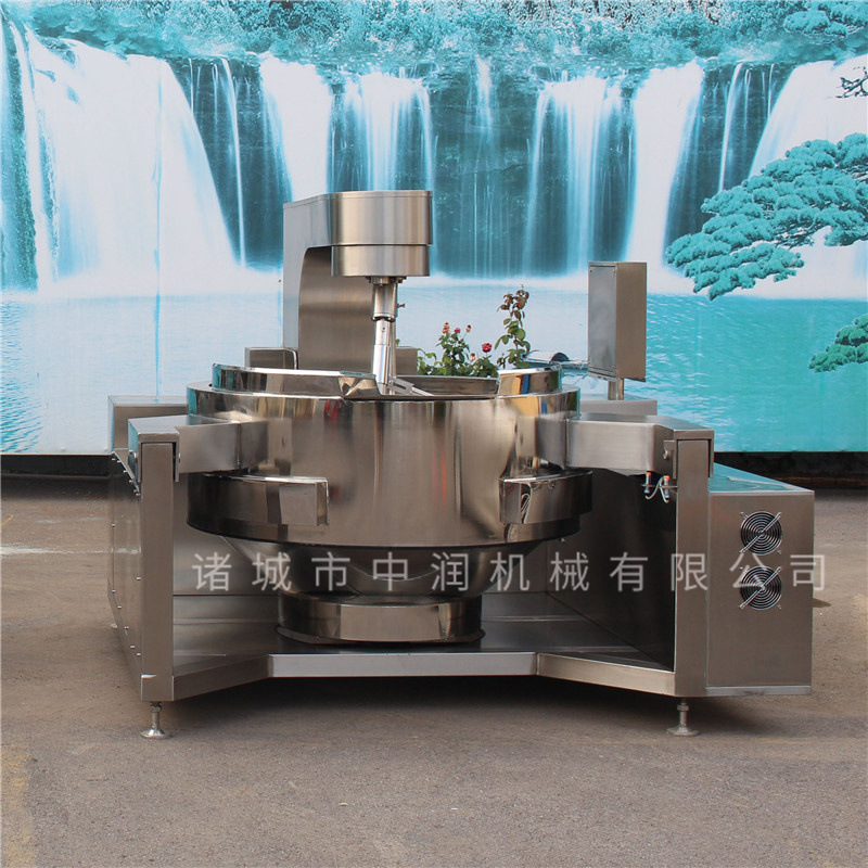 全自动炒糖色机器 高粘度搅拌炒糖机 不粘锅的炒糖锅