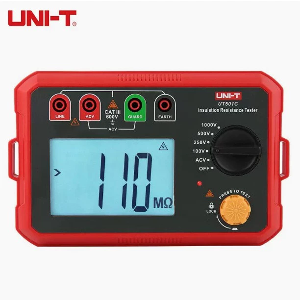 Улид 1000V/2500V Изолированный резистивный таблица UT501C/UT502C