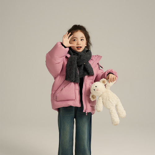 Pudding Haru  winter down jacket 85 down content 90 white duck down girls winter thickened down jacket