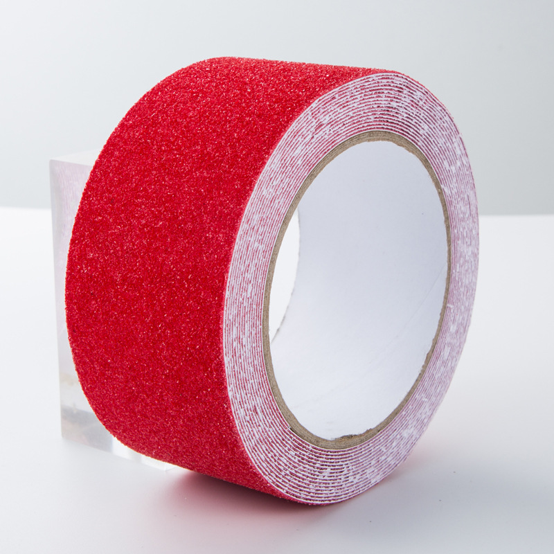 Papel de lija antideslizante Xunke Cinta de advertencia autoadhesiva Cinta antideslizante de PVC negro de 10cm Etiqueta antideslizante de escalera esmerilada