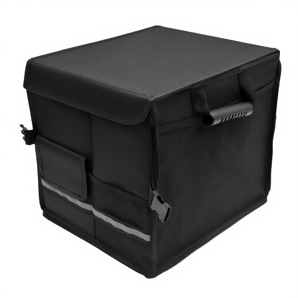 Caja de almacenamiento del maletero del automóvil Caja de almacenamiento del automóvil Caja de almacenamiento Suministros del automóvil Caja trasera Zapatos Taburete de almacenamiento plegable