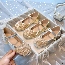 童皮鞋;童凉鞋;水晶/水钻鞋