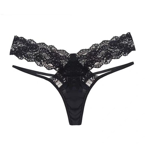 Foreign trade European and American sexy underwear cross-border lace transparent sexy women's underwear low-waist thong wholesale dropshipping