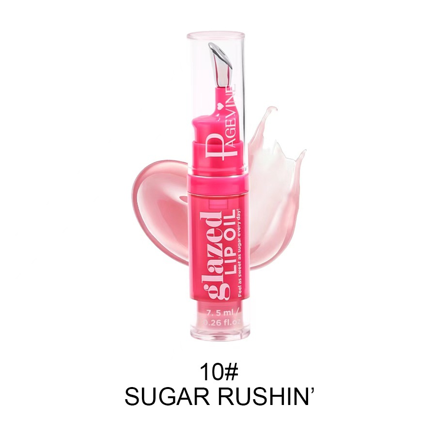 Cross-border PAGE VINE ALUMINIUM ICE TOLOR LABIAL Gloss de alto brillo e hidratación profunda y suave