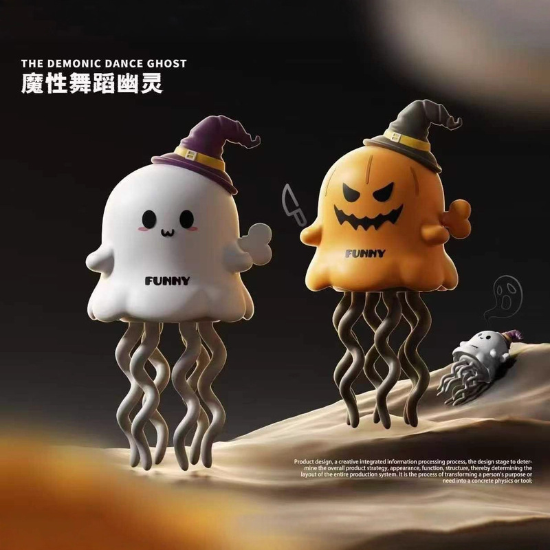 【包邮】跨境爆款跳舞水母万圣节圣诞麋鹿魔性舞自动感应避障水母|undefined