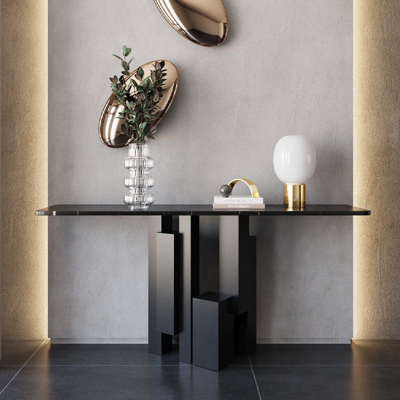 Light Luxury Style Rock Board Porch Table Wall Side Narrow Side Table Very Narrow Corridor Entry End View Table Porch Cabinet Corridor Strip