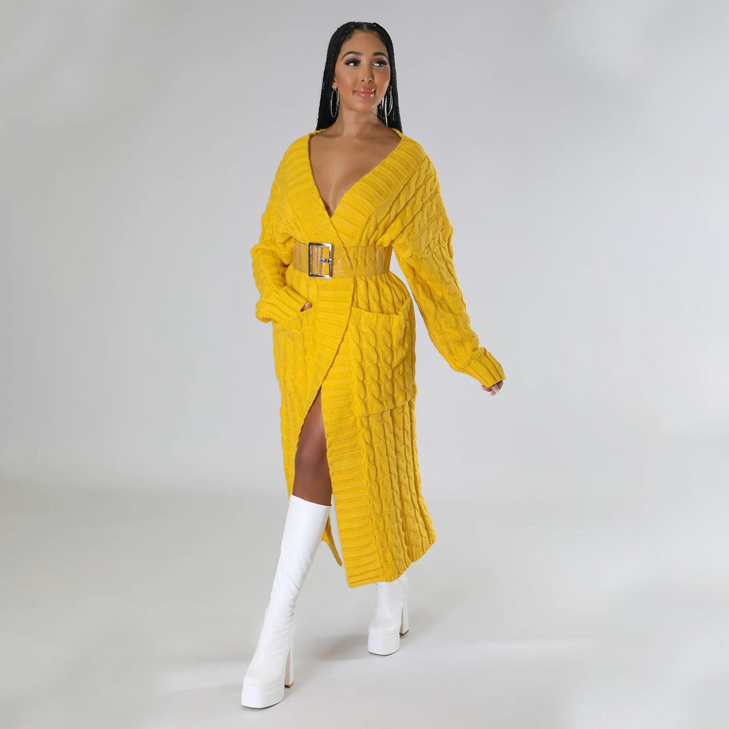 Long Sleeve Long Sweater Coat - Sweaters - Uniqistic.com