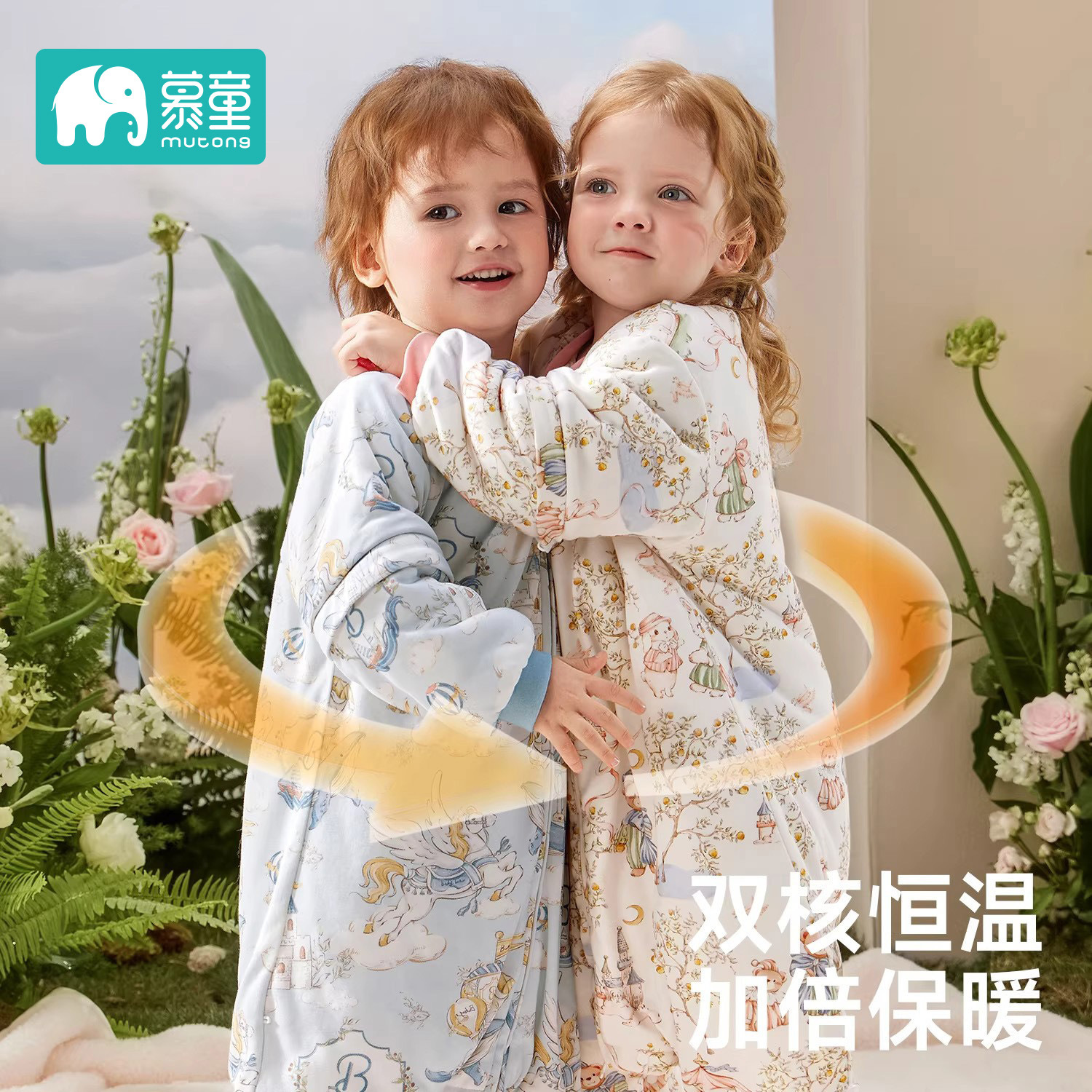 Baby Sleeping Bag Spring, Autumn and Winter Split-Leg Baby Constant Temperature Anti-Kick Quilt Warm Children's Universal for All Seasons