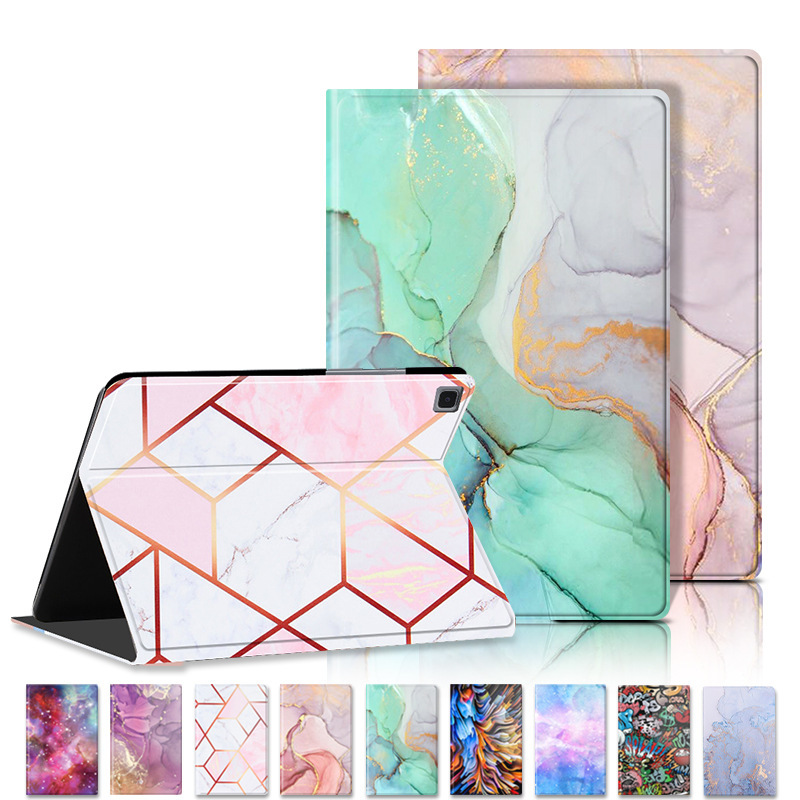 Suitable for iPad 10Th Air2 Protective Case 10.2 Pro11 2021 Marble Painted Case 9.7Air4/5