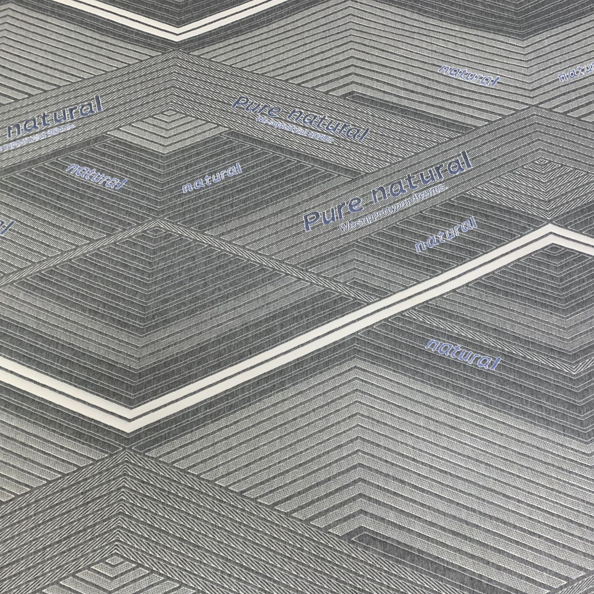 400 gramos de tela jacquard de lino de doble cara tela de colchón de alto peso poliéster tejido tela de colchón al por mayor image 2