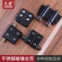 上下自动开孔玻璃合页