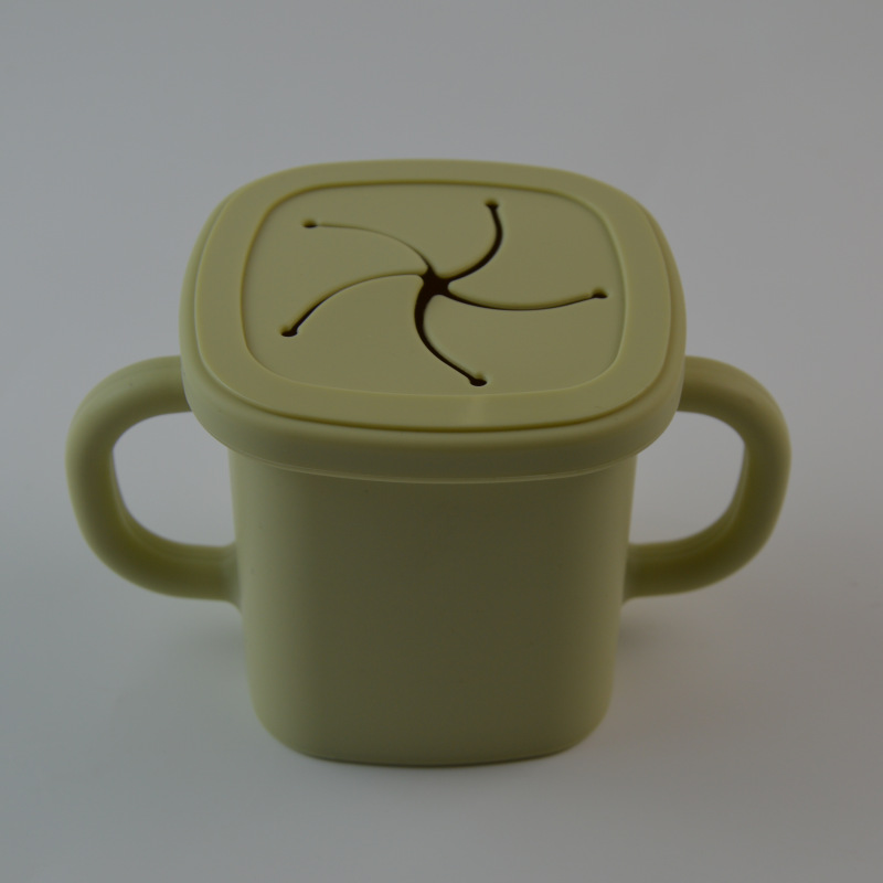 Snack cup avocado green