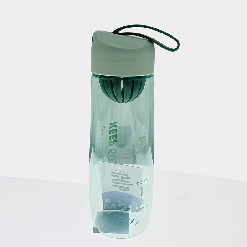 MSD5001 nueva taza de plástico con colador de té al aire libre estudiante taza de fitness deportes de verano portátil taza de agua