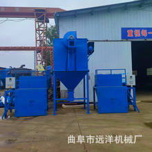 100升滚筒抛光机封闭式脉冲除尘铁件去氧化除锈机电动滚筒研磨机