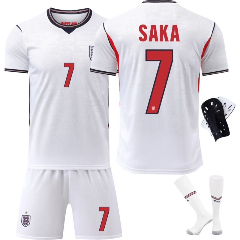 2026 World Cup England Jersey No. 9 Kane 10 Bellingham 11 Foden Football Uniform Set Cross-Border Version
