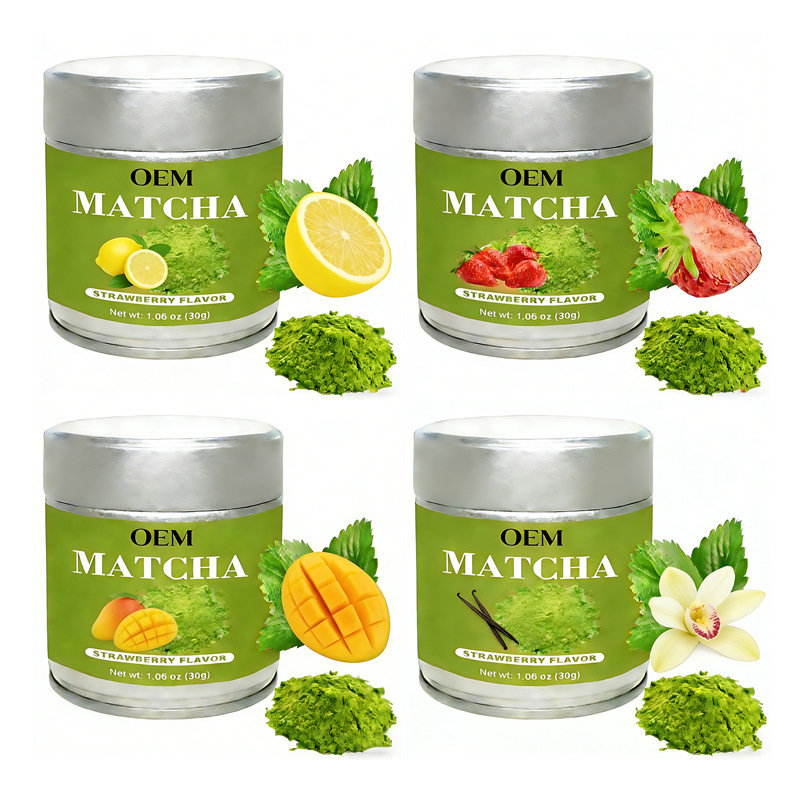 Popular Foreign Trade Product Matcha Green Tea Powder Cross-Border Flavored Matcha Green Tea Powder Export Custom-Made Odm Popular Foreign Trade Product Matcha Green Tea Powder Cross-Border Flavored Matcha Green Tea Powder Export Custom-Made Odm