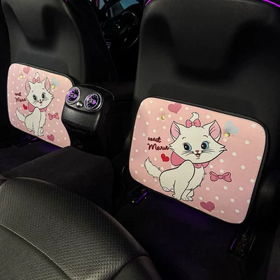 Pink Kitten Anti-Kick Pad Universal Chair back anti-kick pad - pink-kitten-short-anti-kick-pad-2-pieces