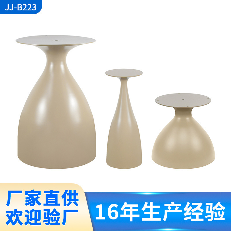 High-End Modern Designer Light Luxury Dining Table Side Table Combination Geometric Base Studio Negotiation Table Dining Table Wholesale