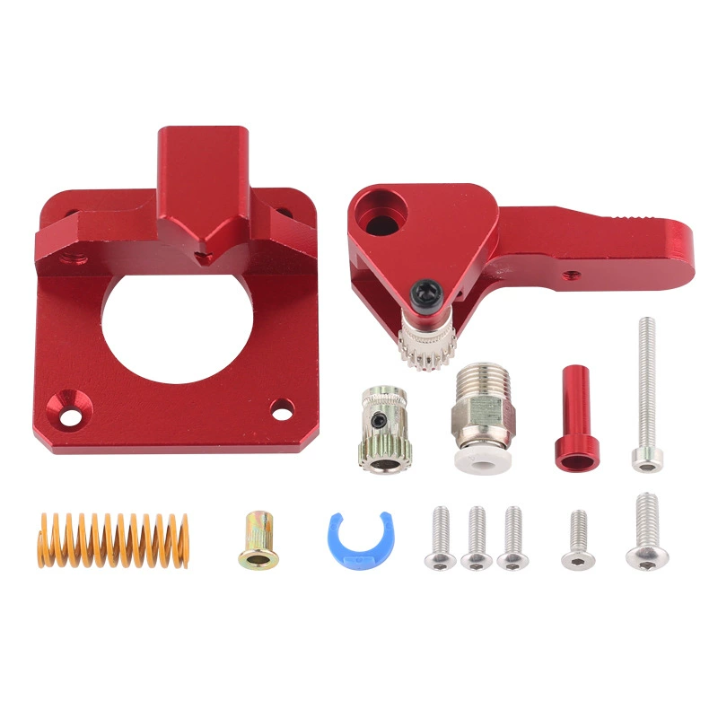 Аксессуары для принтера 3D, экструдер с двойным шкивом, красный CR-10S PRO Ender-3 Btech фидер