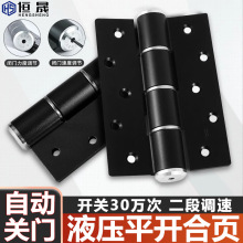 隐形门液压合页自闭内开合页缓冲自动关门E型C型弹簧弹簧铝材合页