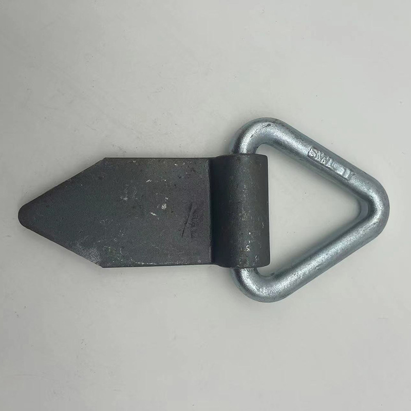 厂家批发 锻造吊钩三角拉环 集装箱捆绑卧环拉扣货车固定三角拉环
