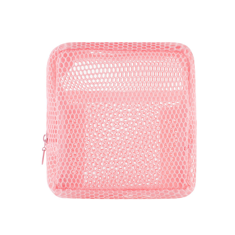 Travel Mesh Toiletry Bag Organiser With Partitioned Storage_voghion.com