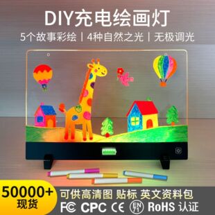 DIY�ɲ��֌���ͯ������LED�l��̨���L����USB��늷Շ�Сҹ��