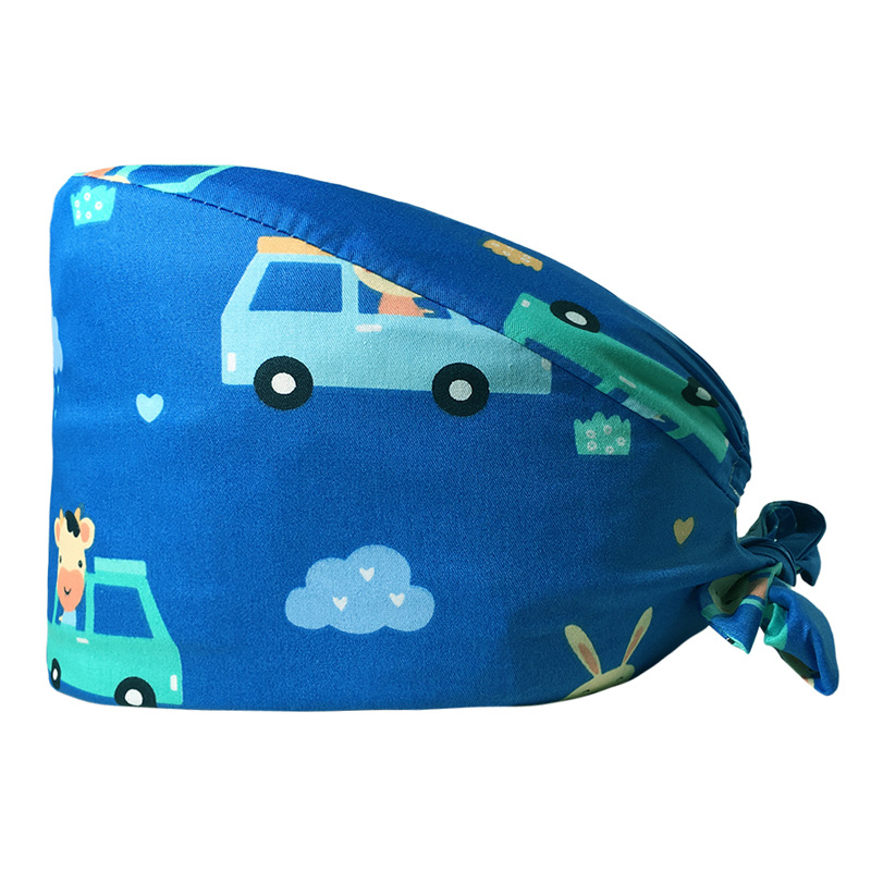 Nuevo Gorro de Enfermera para UCI con Lindos Estampados, Algodón Puro, Gorro de Cocina, Odontología, Belleza y Medicina, Unisex, en Existencia.