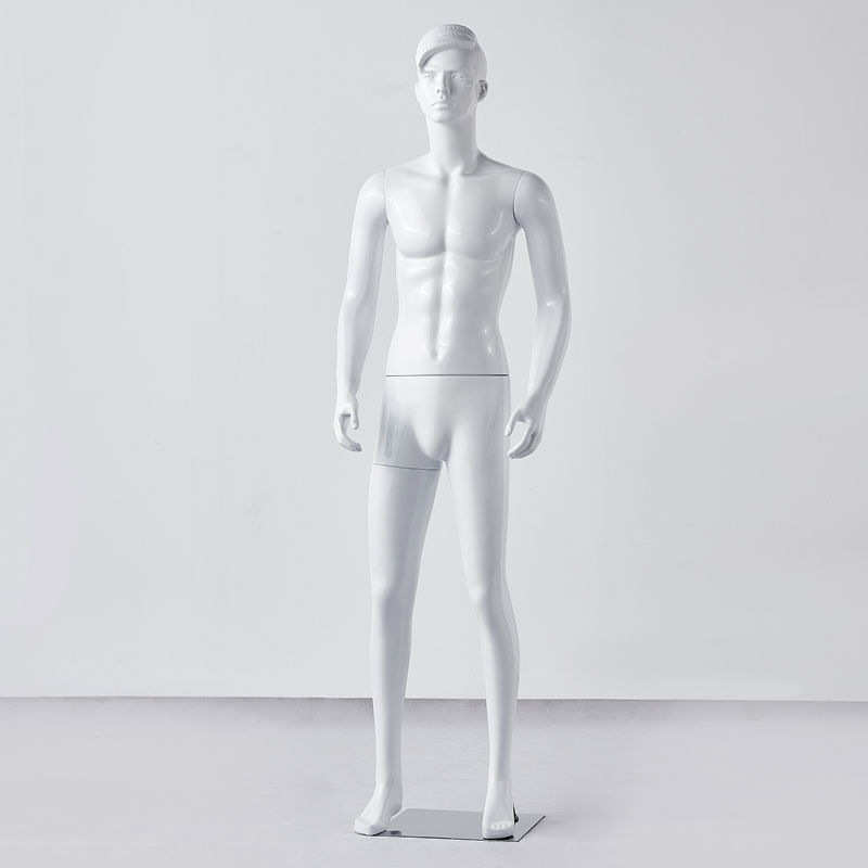 Modelo masculino accesorios cuerpo humano maniquí de plástico plataforma tienda de ropa masculina ventana de ropa tiro estante de exhibición de ropa