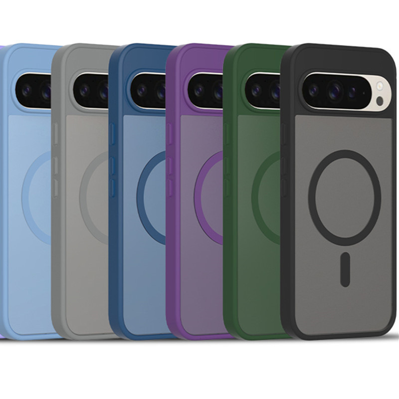 Large Hole Skin-Feel Magnetic Suction Google Pixel10 Mobile Phone Case 9Pro Suitable for 9Proxl Cross-Border 9A Frosted 10Pro/9