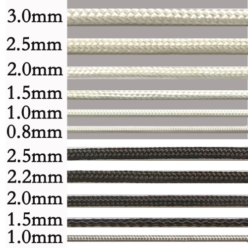 P616 wholesale 1mm2mm3m blind drawstring nylon thin wire anti-corrosion wear-resistant binding rope core-spun hand-woven