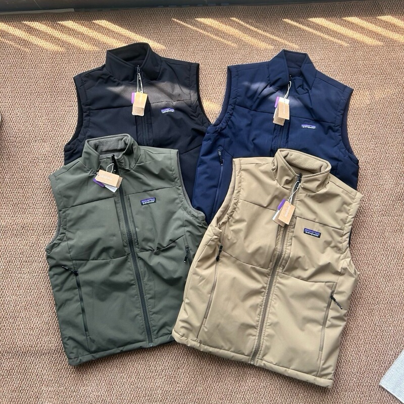 Cross-border PATA men's and women's new winter reversible outdoor sports stand-up collar fleece casual vest jacket