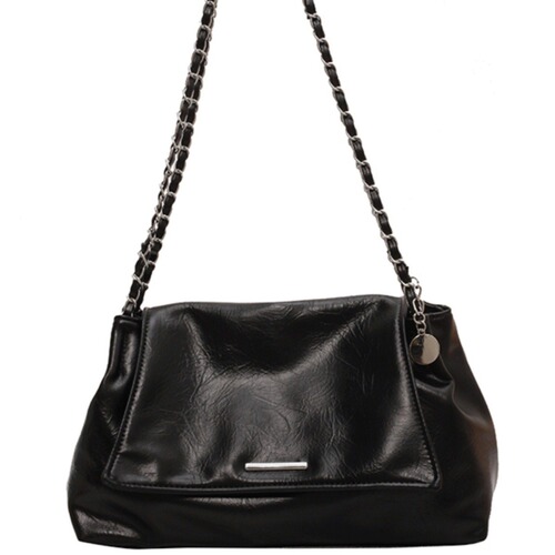 2024 New Leisure Soft Face Large Capacity Bag for Women, Trendy and Versatile Chain Top Handle Bag, Single Shoulder Crossbody Bag