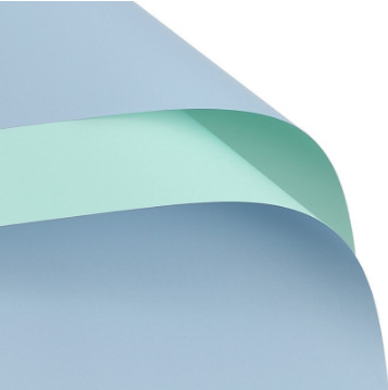 Siete colores cordier de dos colores papel de color sólido papel de oro de papel de oro lipa ramo de flores impermeable papel de envoltura de flores materiales de flores papel de embalaje de flores