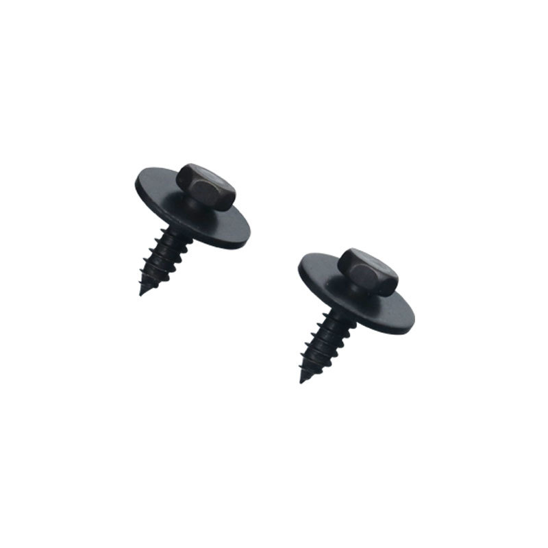 Conveniente para el remache J260 del coche del tornillo autorroscante principal hexagonal plateado cinc negro de la hebilla del coche del BENZ de Mercedes