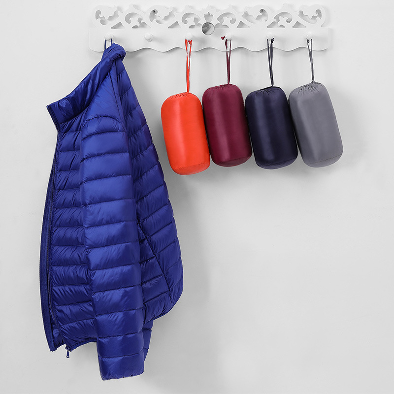 『스탠드업 칼라』 가벼운 다운 재킷 쇼핑몰과 같은 다운 90%, 남성용 따뜻한 스탠드업 칼라 다운 라이너, 가을 겨울 신상품